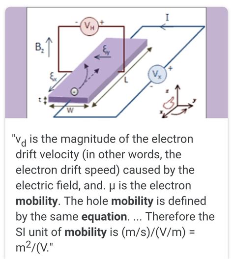 Electron Mobility