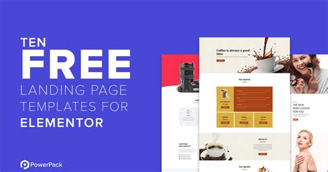 Elementor Templates Free Download