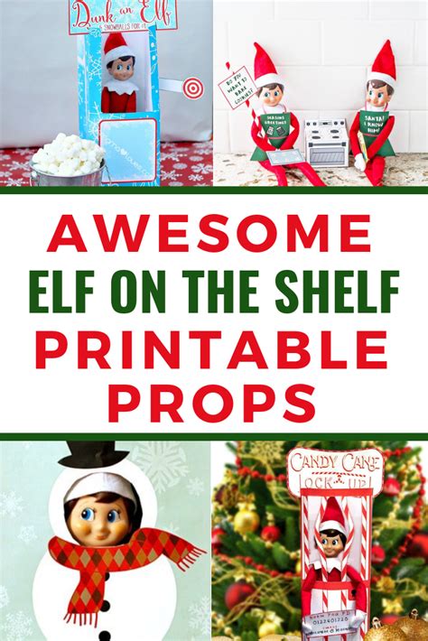Elf On The Shelf Free Printable Props
