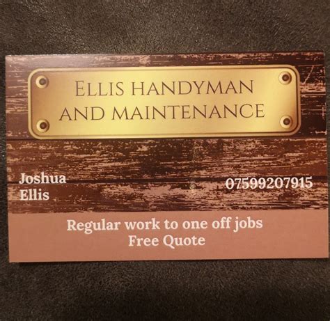 Ellis handyman and maintenance