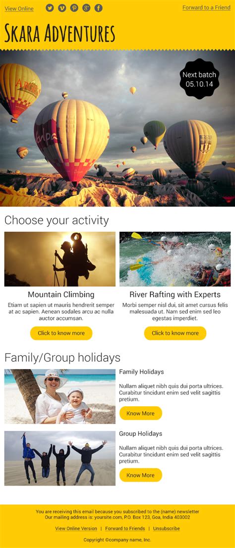 Email Marketing Template Free
