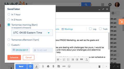Email Scheduling