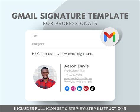 Email Signature Templates For Gmail