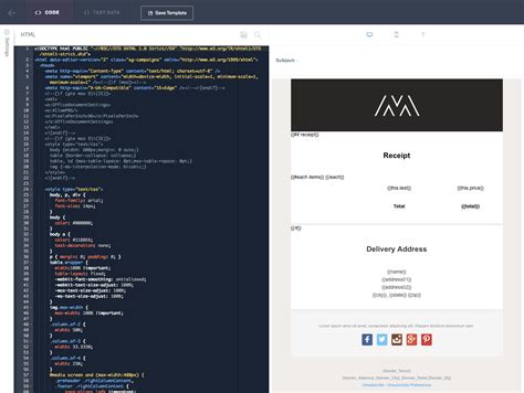 Email Template Sendgrid