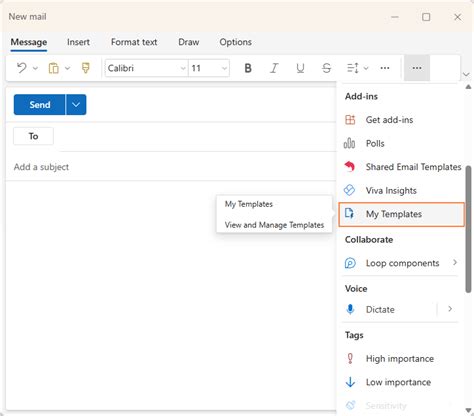 Email Templates In New Outlook