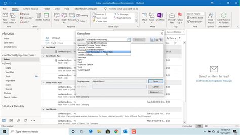 Email Templates In Outlook 365