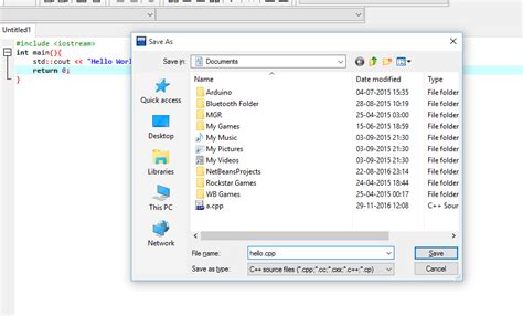 File Saving Extension