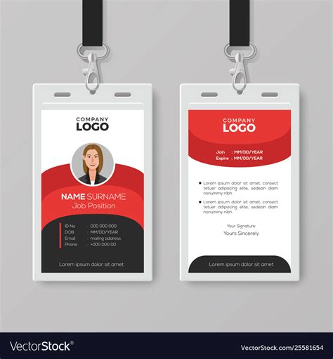 Employee Id Card Template
