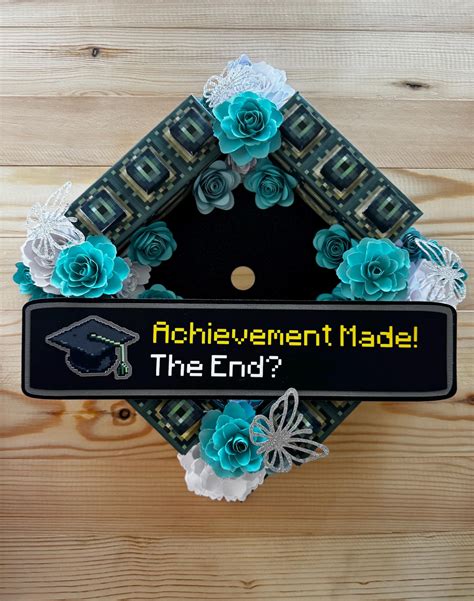End Portal Graduation Cap Template