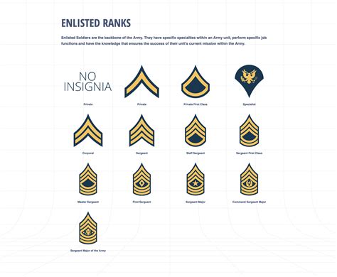Enlisted Rank Insignia Chart