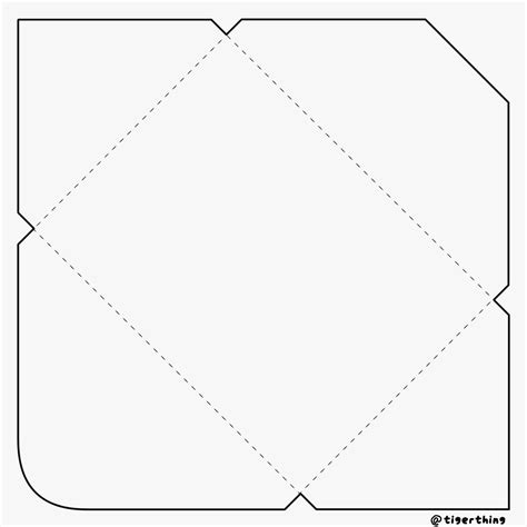 Envelope Cut Out Template