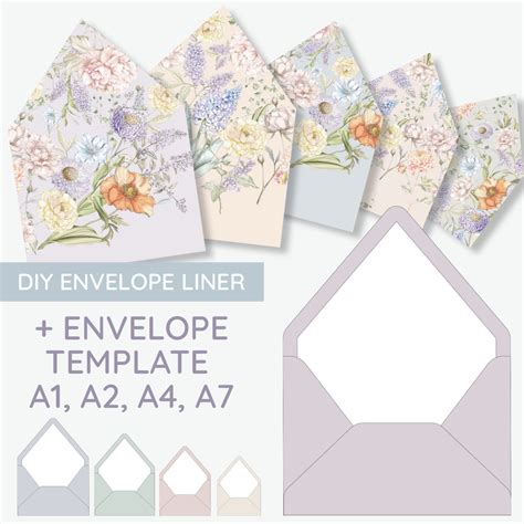 Envelope Liner Templates