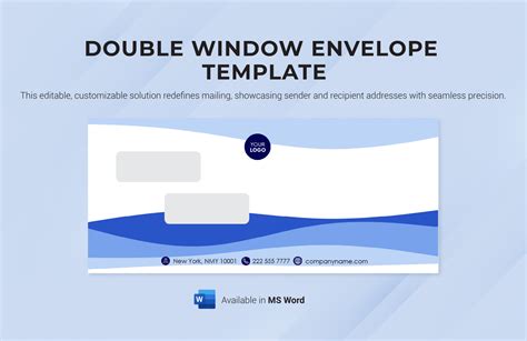 Envelope Window Template