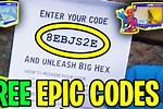 Epic Code for Prodigy Unused