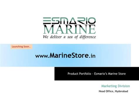 Esmario Marine - Head Office, Hyderabad