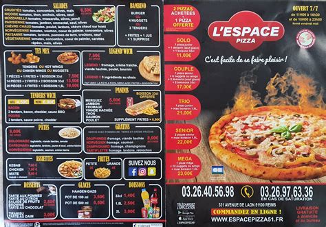 Espace Pizza à Reims