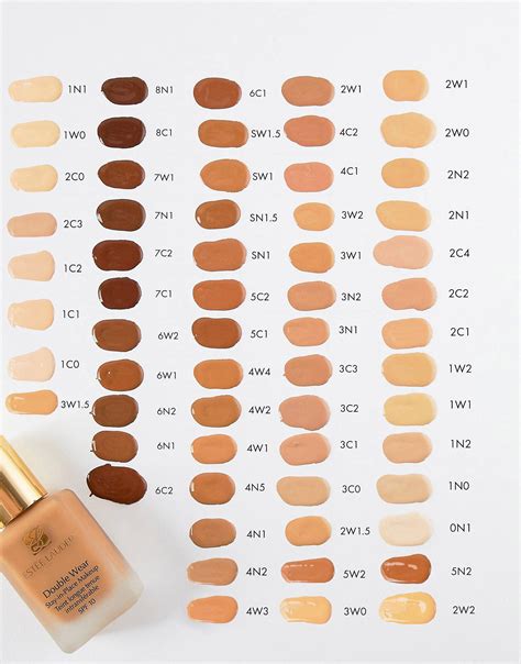Estee Lauder Colour Chart
