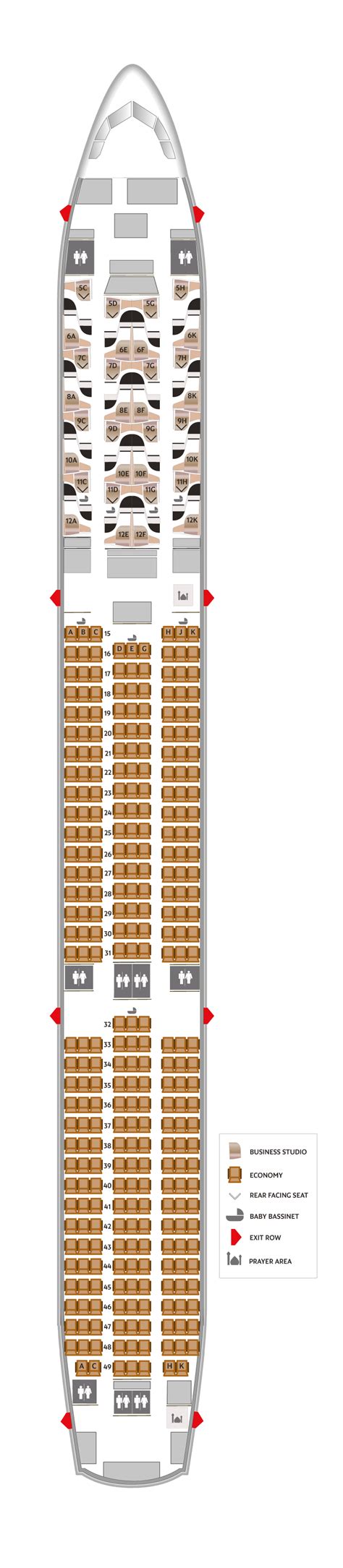 Etihad Seating Chart
