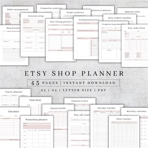 Etsy Planner Printables