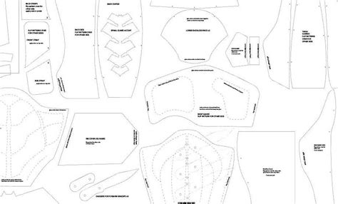Eva Foam Armor Templates