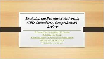 Evaluating ActivGenix CBD Gummies Side Effects: A Comprehensive Review of Benefits and Safety