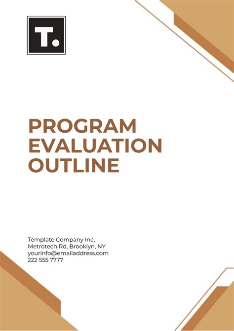 Evaluation Program Template