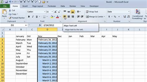 Excel Autofill Text in Column