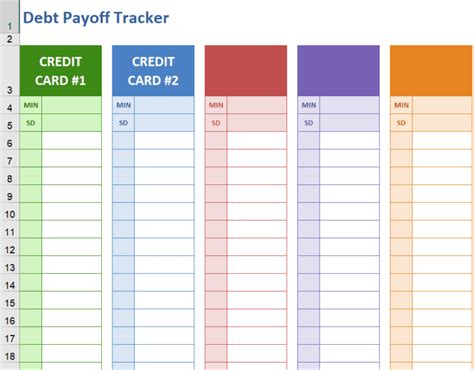Excel Debt Payoff Template