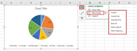 Excel Label Chart