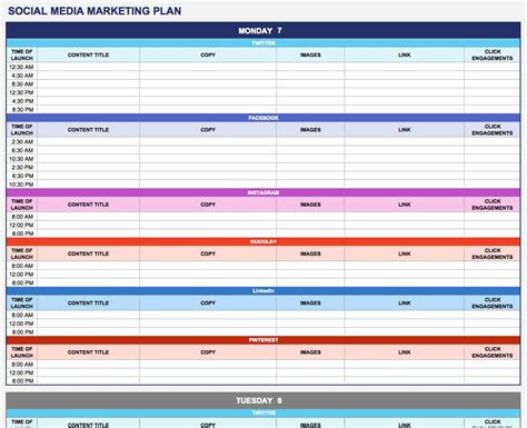 Excel Marketing Plan Template