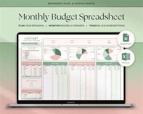 Excel Template Budgeting