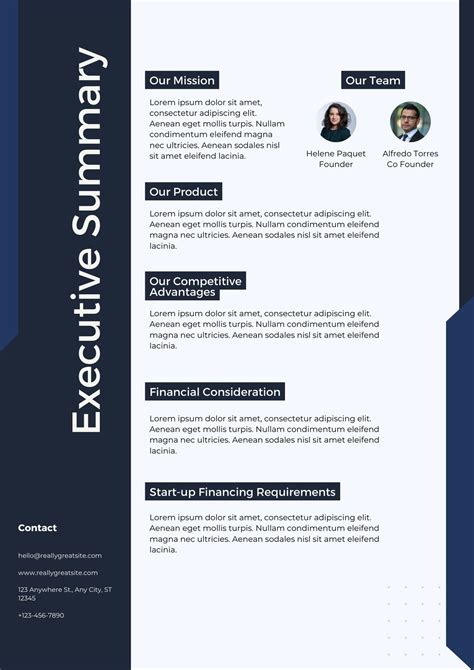 Executive Summary Template Free Download