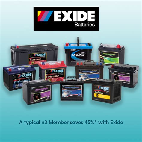Exide Battery Catalog
