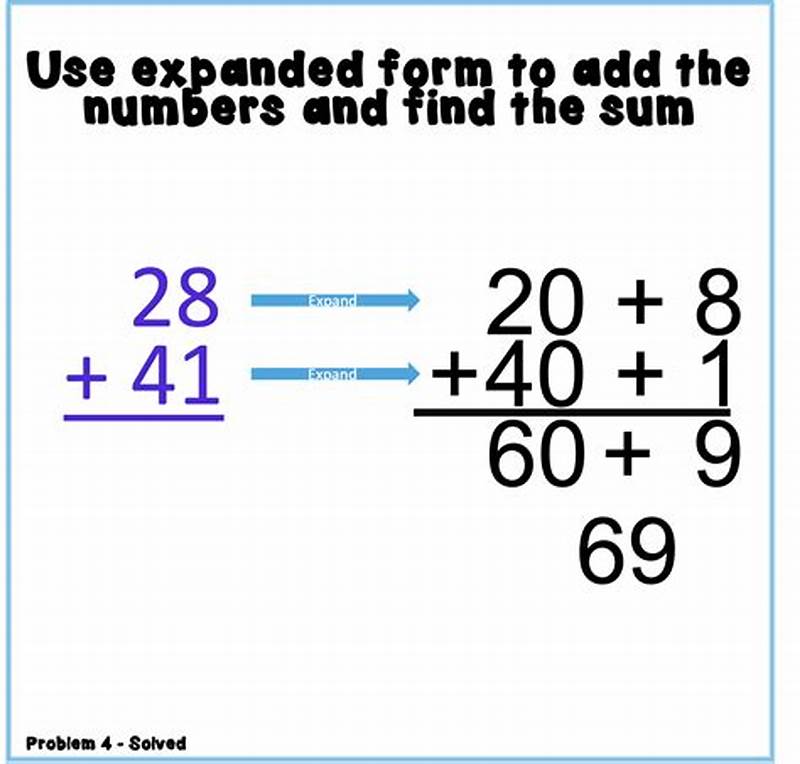 Expanded Form Of 2 Digit Numbers