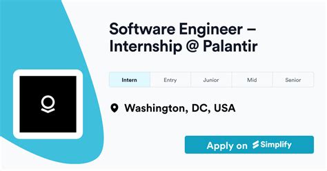 Experience and Education Factor In Palantir Software Engineer Intern Salary