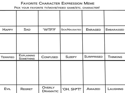 Expression Meme Template