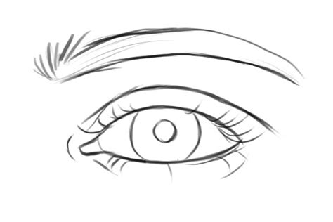 Eye Drawing Template