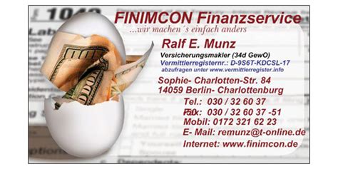 FINIMCON Finanzservice - Ralf E. Munz