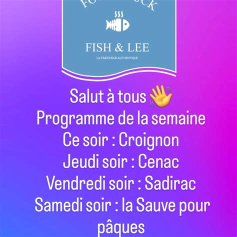 FISH&LEE à Croignon