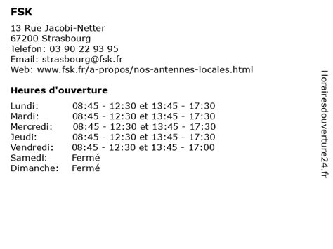 FSK à Strasbourg