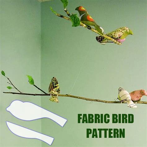 Fabric Bird Template