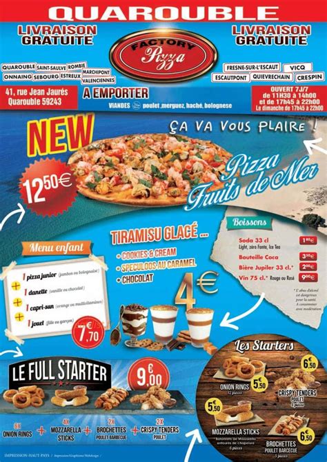 Factory Pizza à Quarouble