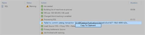 Failed To Commit Catalog Transaction Veeam