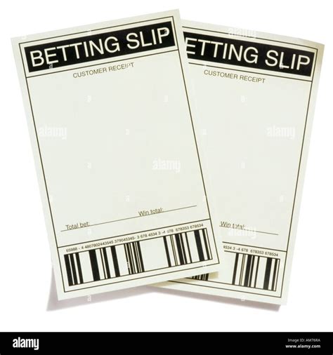Fake Betting Slip Template