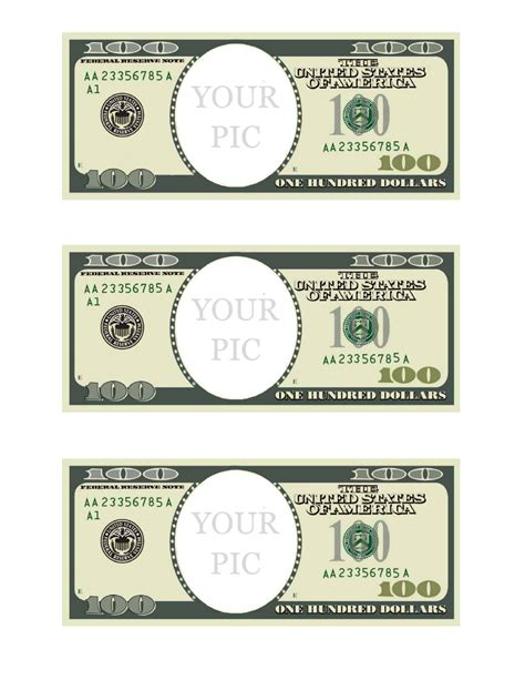 Fake Money Templates