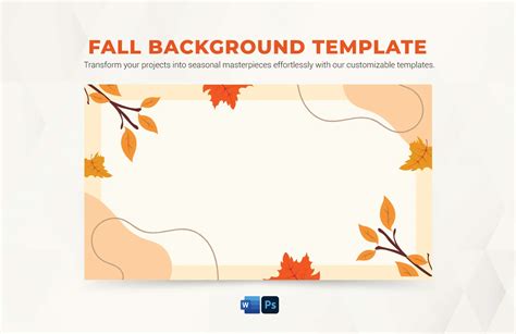 Fall Background Template