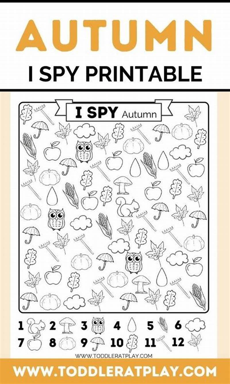 Fall Printable Activity