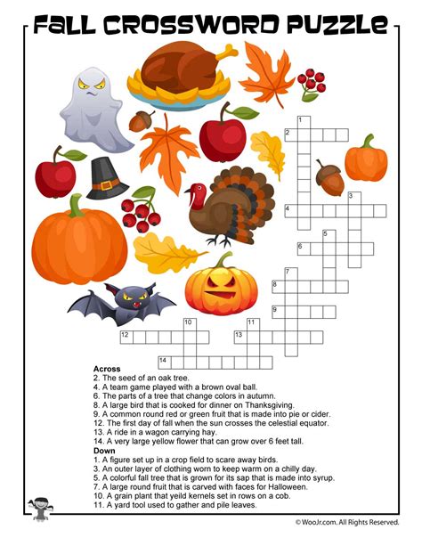 Fall Printable Puzzles