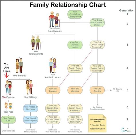 Family Relations Chart