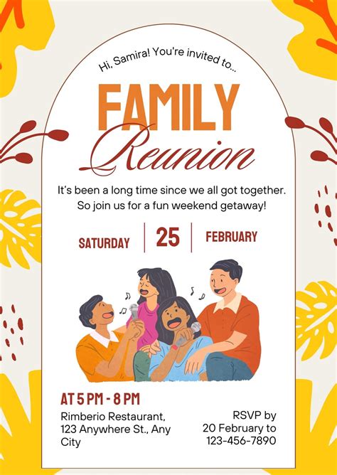 Family Reunion Templates